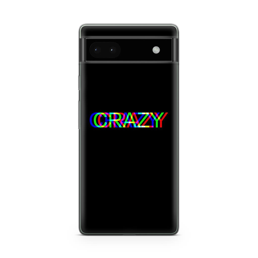 Glitch Crazy Google Pixel 6a Case