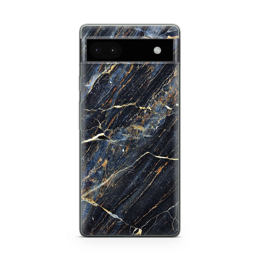 Golden Black Marble Google Pixel 6a Case