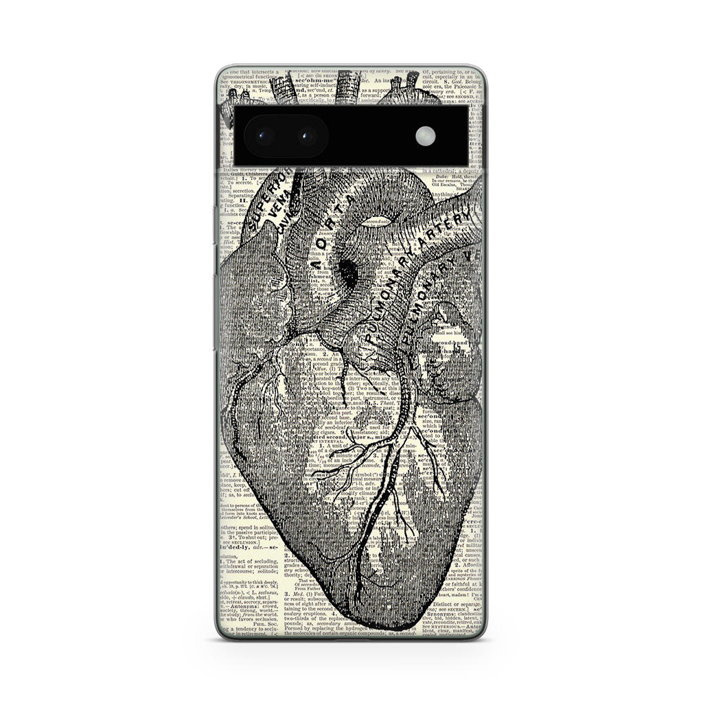 Heart Book Art Google Pixel 6a Case