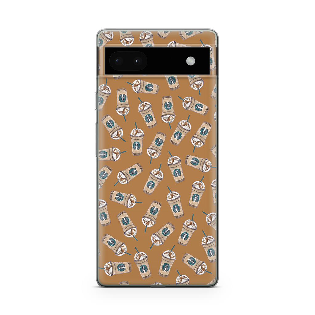 Iced Cappuccinos Lover Pattern Google Pixel 6a Case