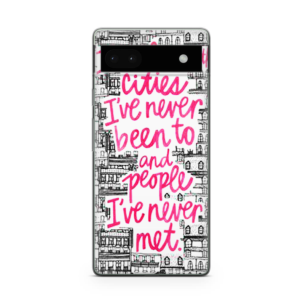 John Green Quotes I'm in Love With Cities Google Pixel 6a Case