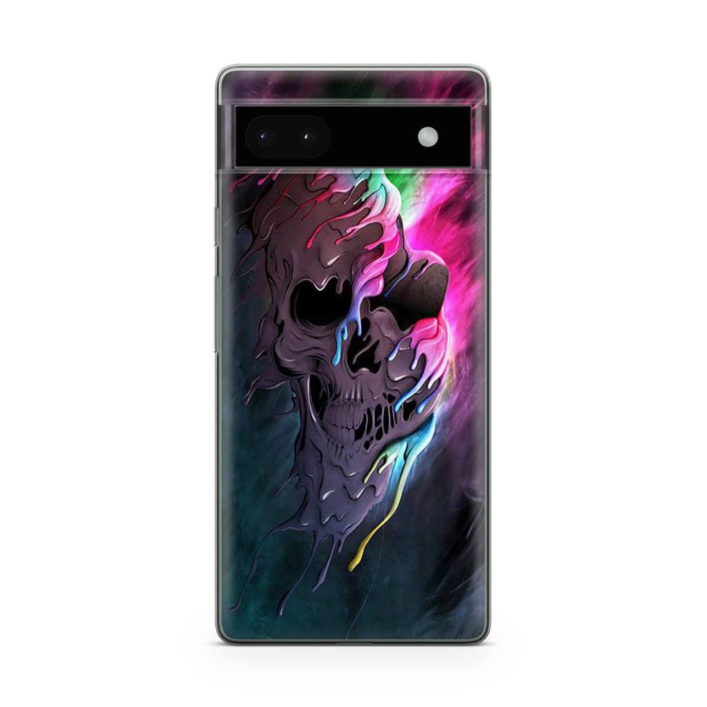 Melted Skull Google Pixel 6a Case