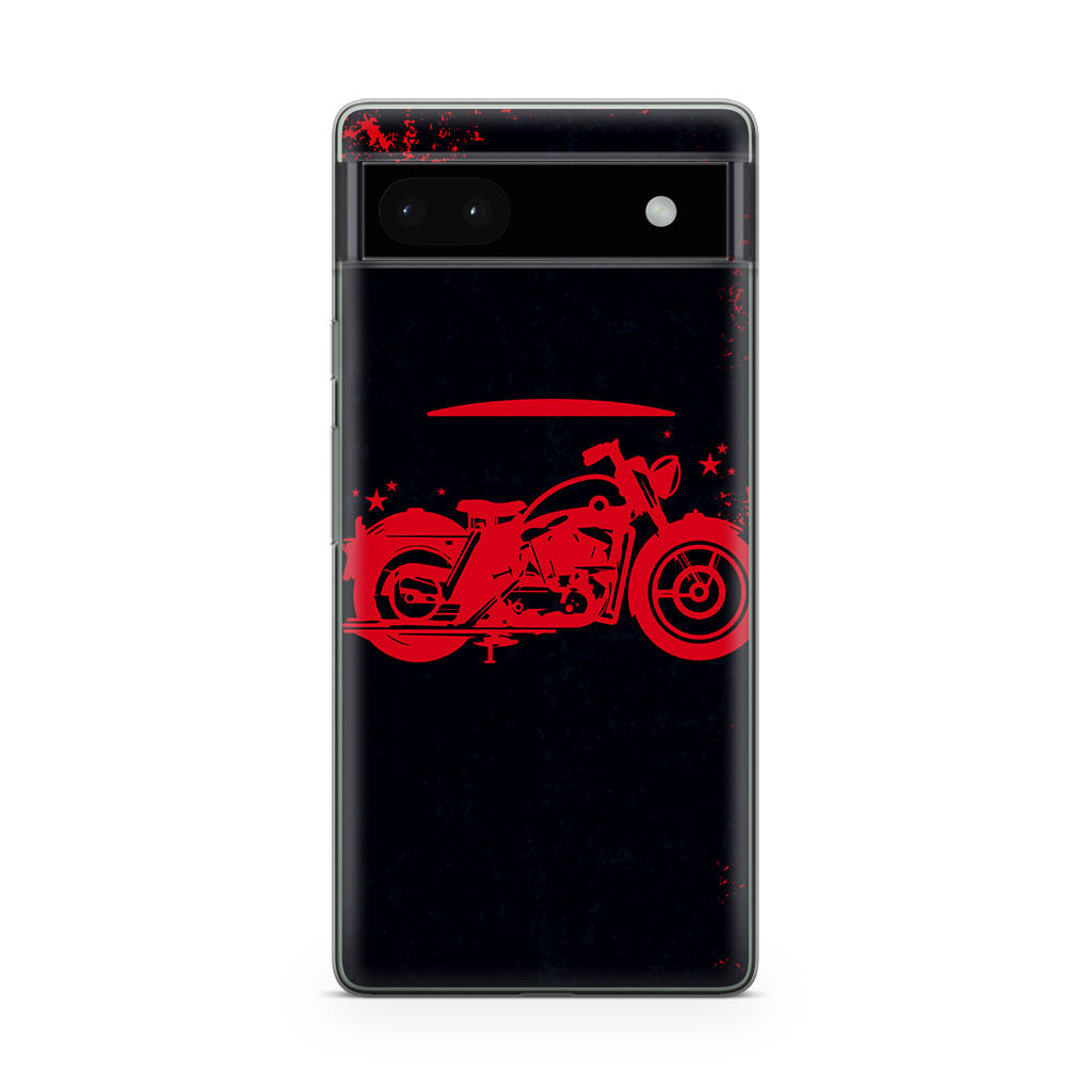 Motorcycle Red Art Google Pixel 6a Case