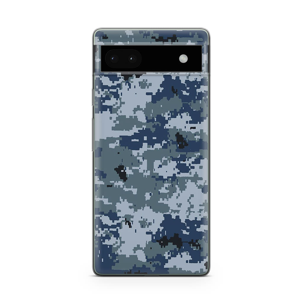 Navy Camo Google Pixel 6a Case