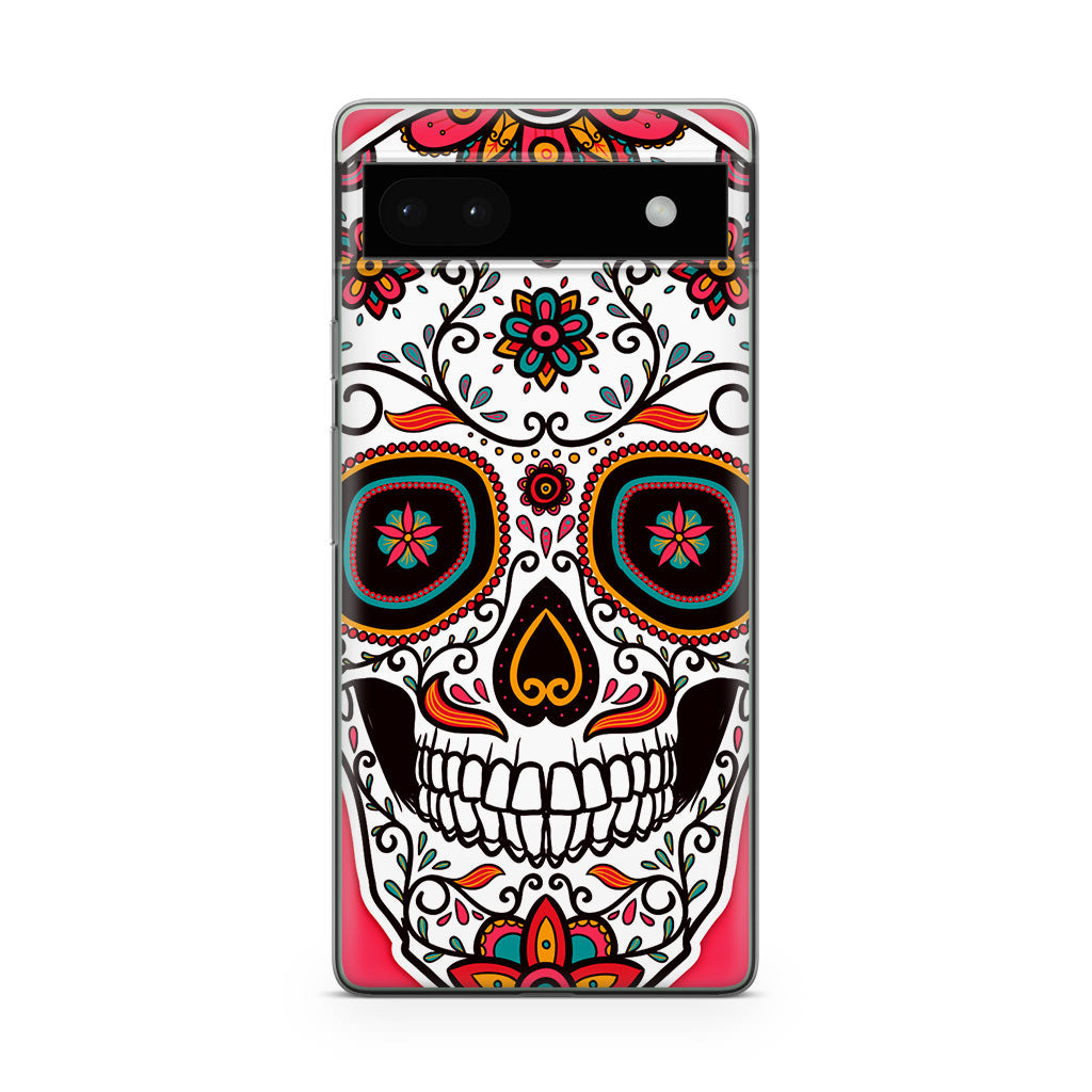 Pink Sugar Skull Google Pixel 6a Case