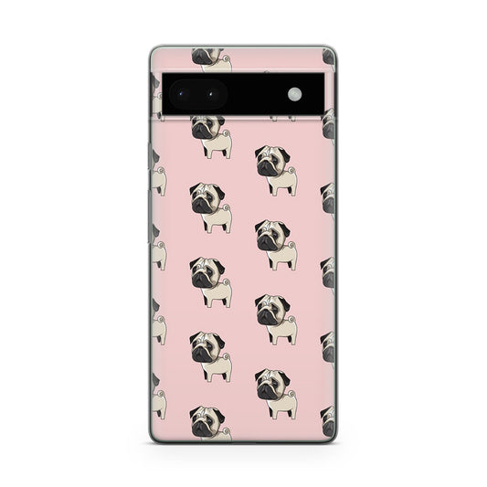 Pugs Pattern Google Pixel 6a Case