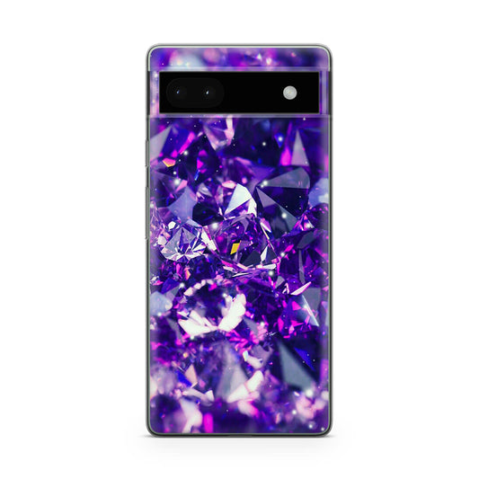 Purple Crystal Google Pixel 6a Case