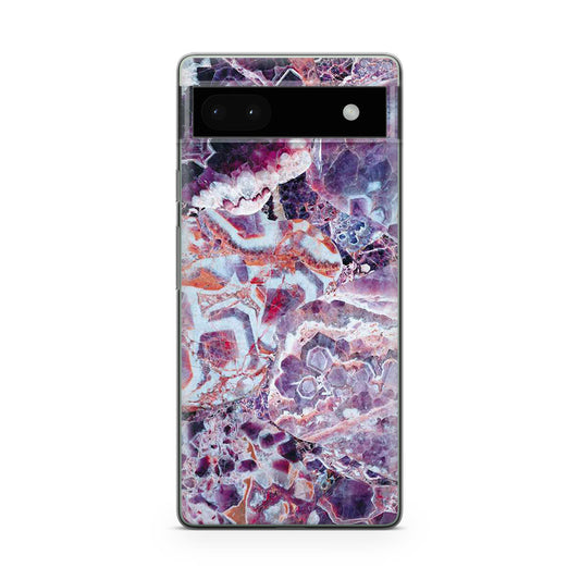 Purple Marble Google Pixel 6a Case