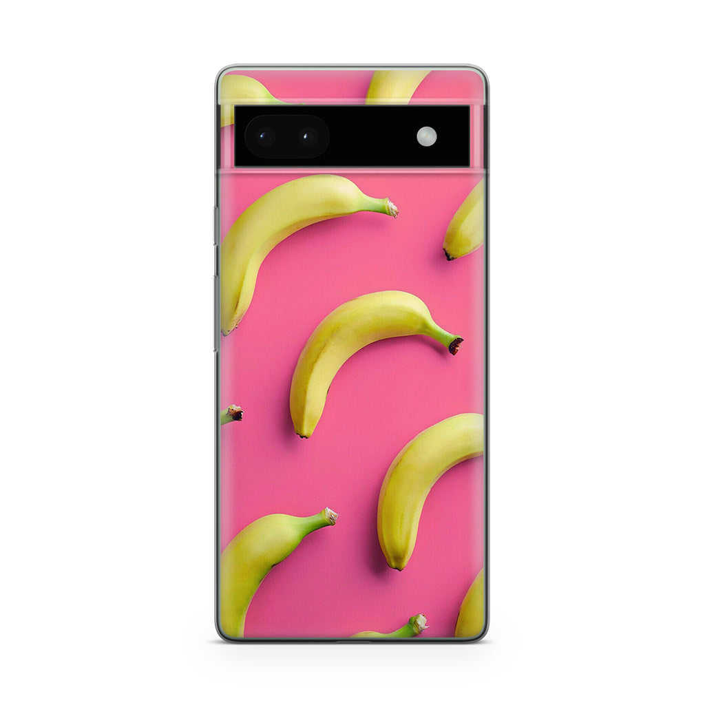 Real Bananas Fruit Pattern Google Pixel 6a Case