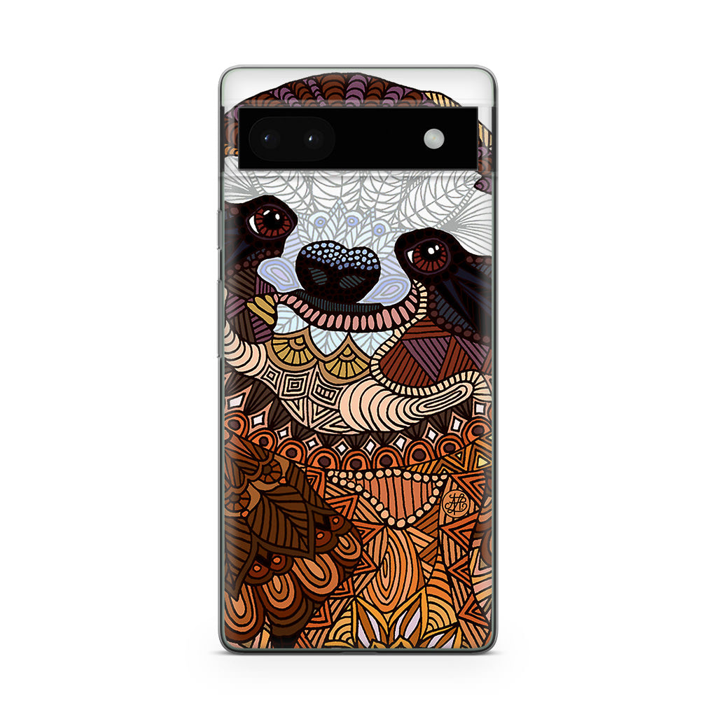 Sloth Ethnic Pattern Google Pixel 6a Case