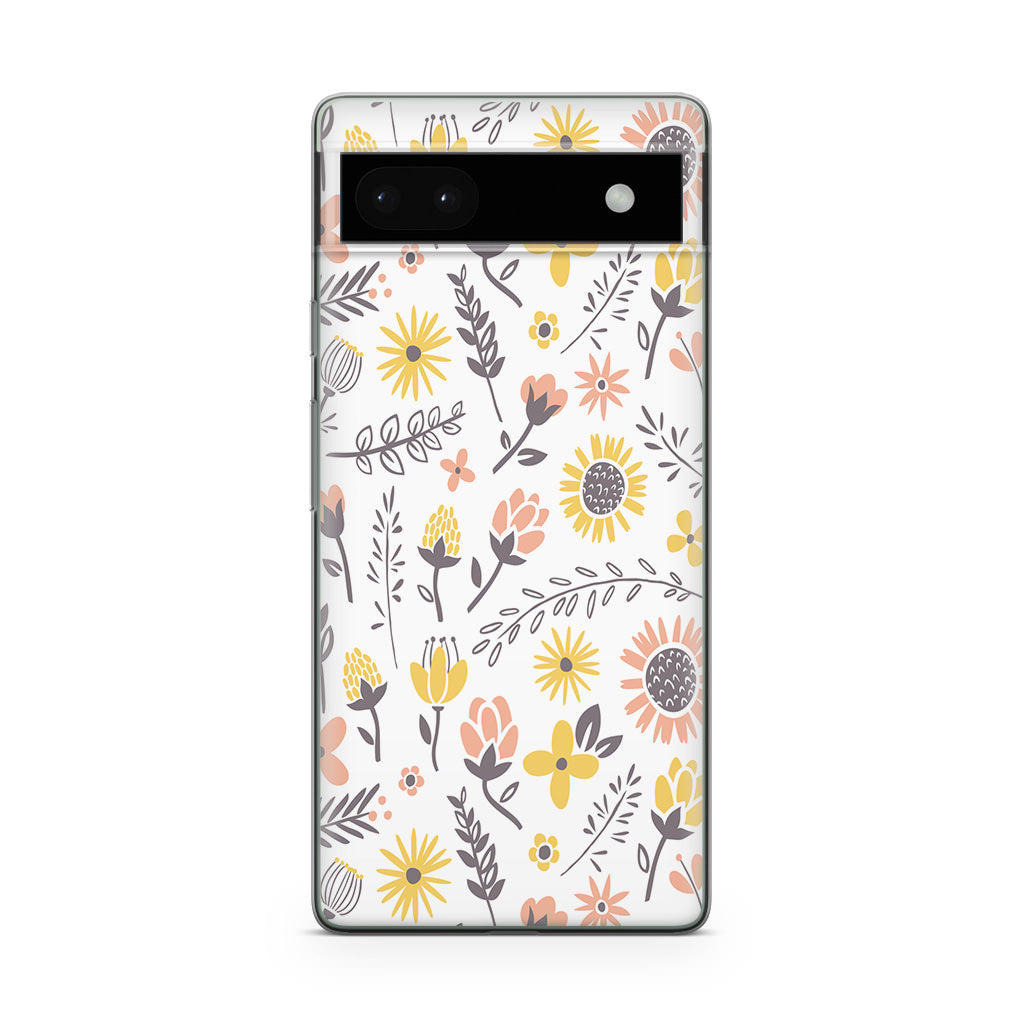 Spring Things Pattern Google Pixel 6a Case