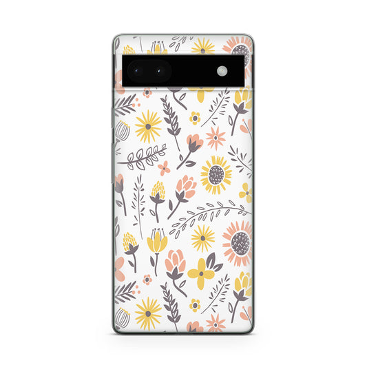 Spring Things Pattern Google Pixel 6a Case