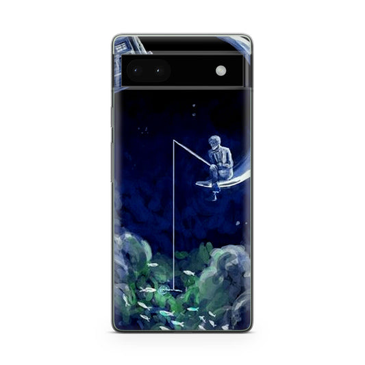 Tardis Walking To The Moon Google Pixel 6a Case