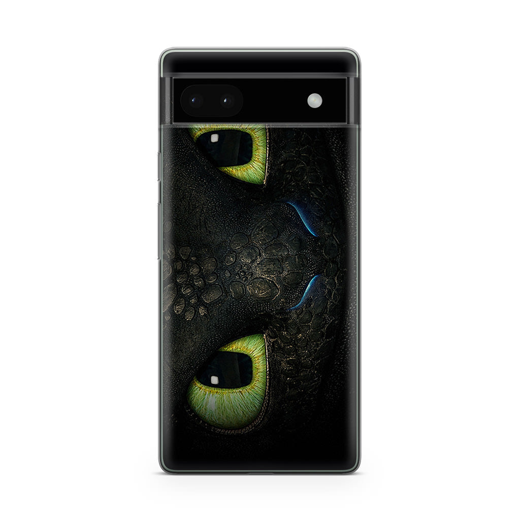 Toothless Dragon Eyes Close Up Google Pixel 6a Case