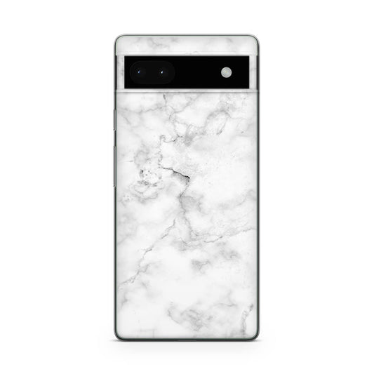 White Marble Google Pixel 6a Case