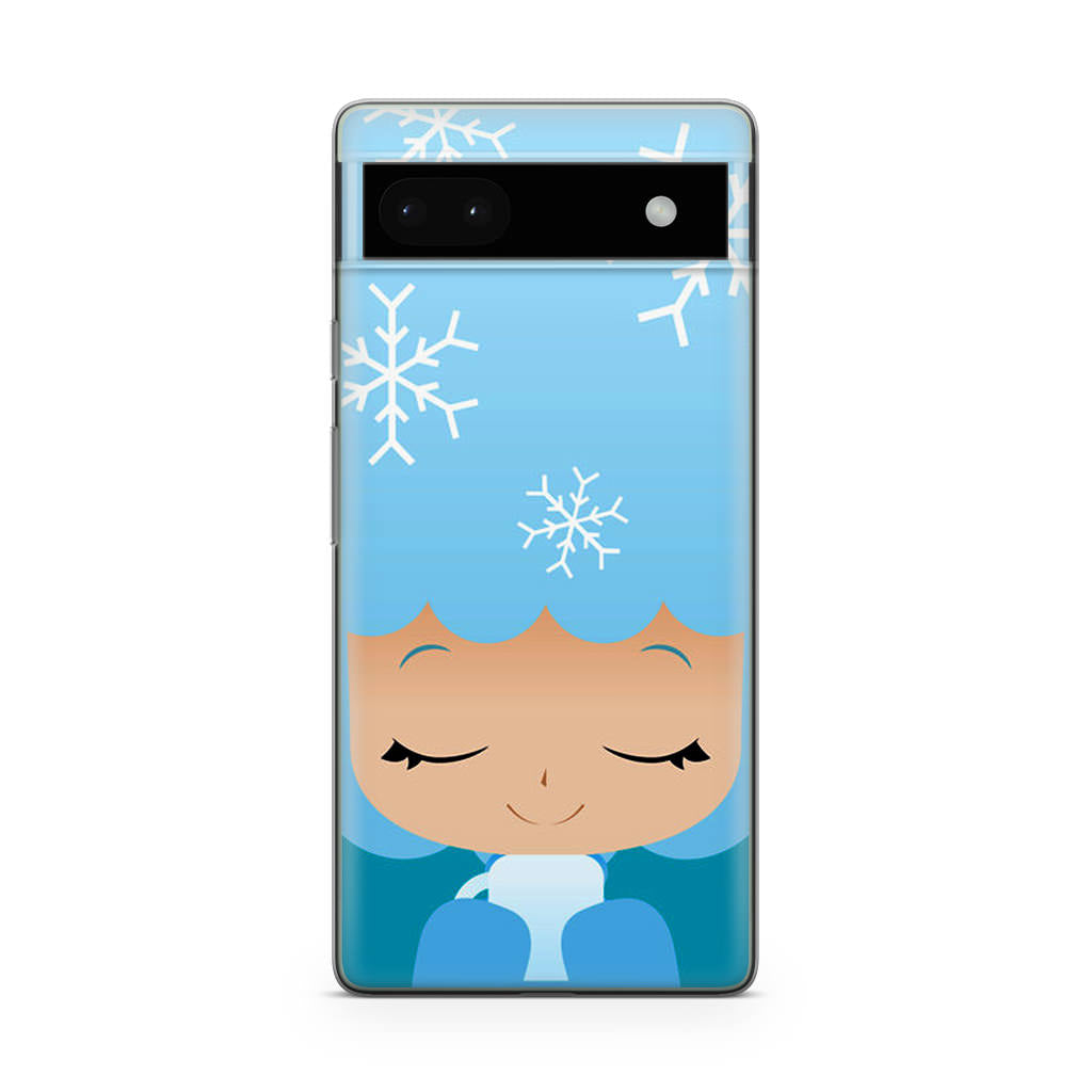 Winter Afro Girl Google Pixel 6a Case