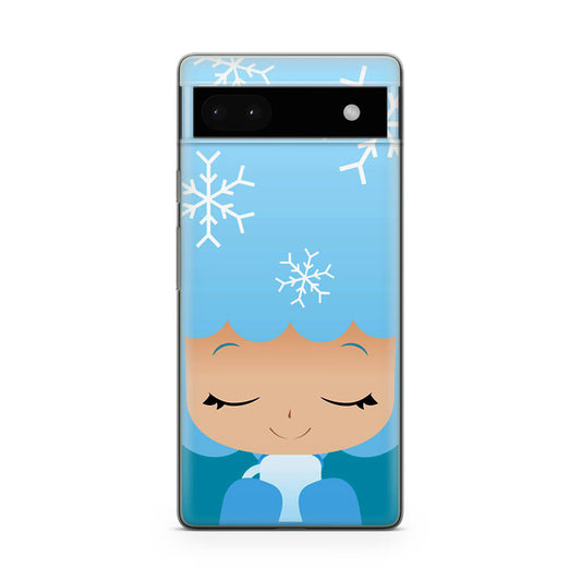 Winter Afro Girl Google Pixel 6a Case