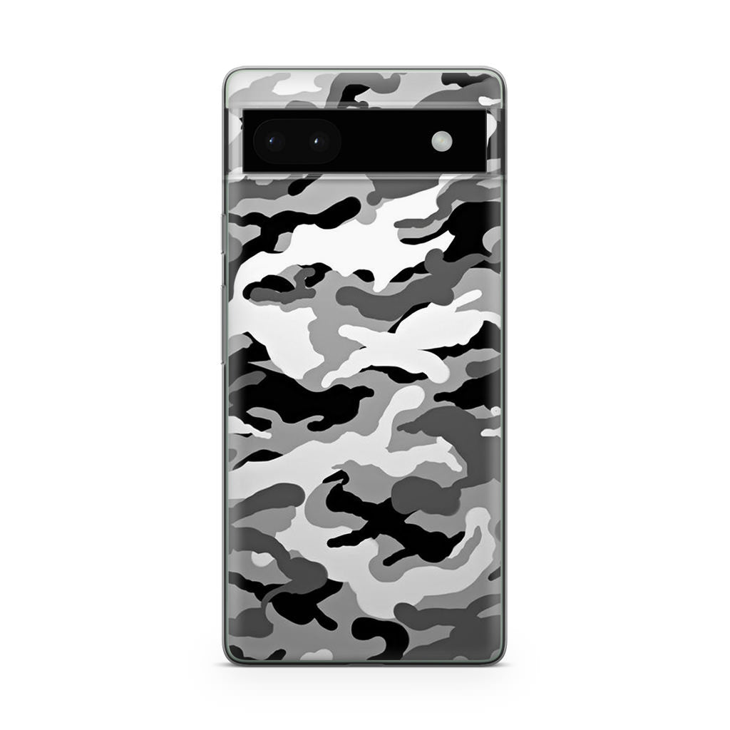 Winter Army Camo Google Pixel 6a Case