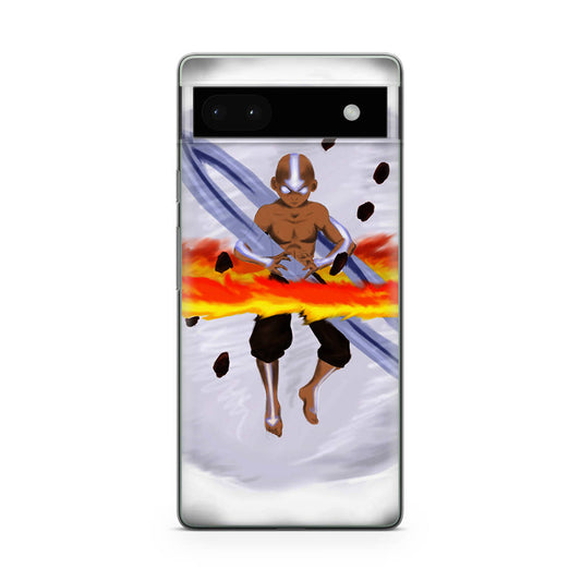 Avatar Aang Controls Four Elements Google Pixel 6a Case