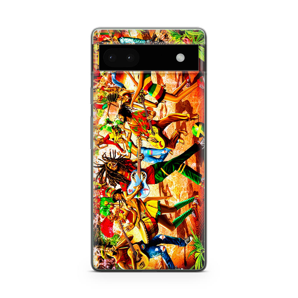 Bob Marley Reggae Google Pixel 6a Case