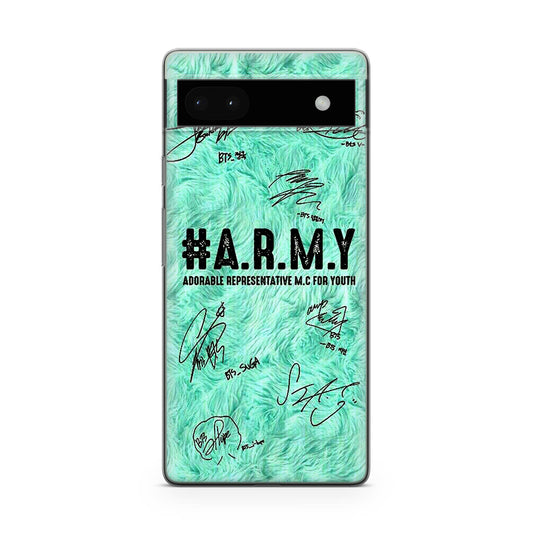 BTS Army Signature Google Pixel 6a Case