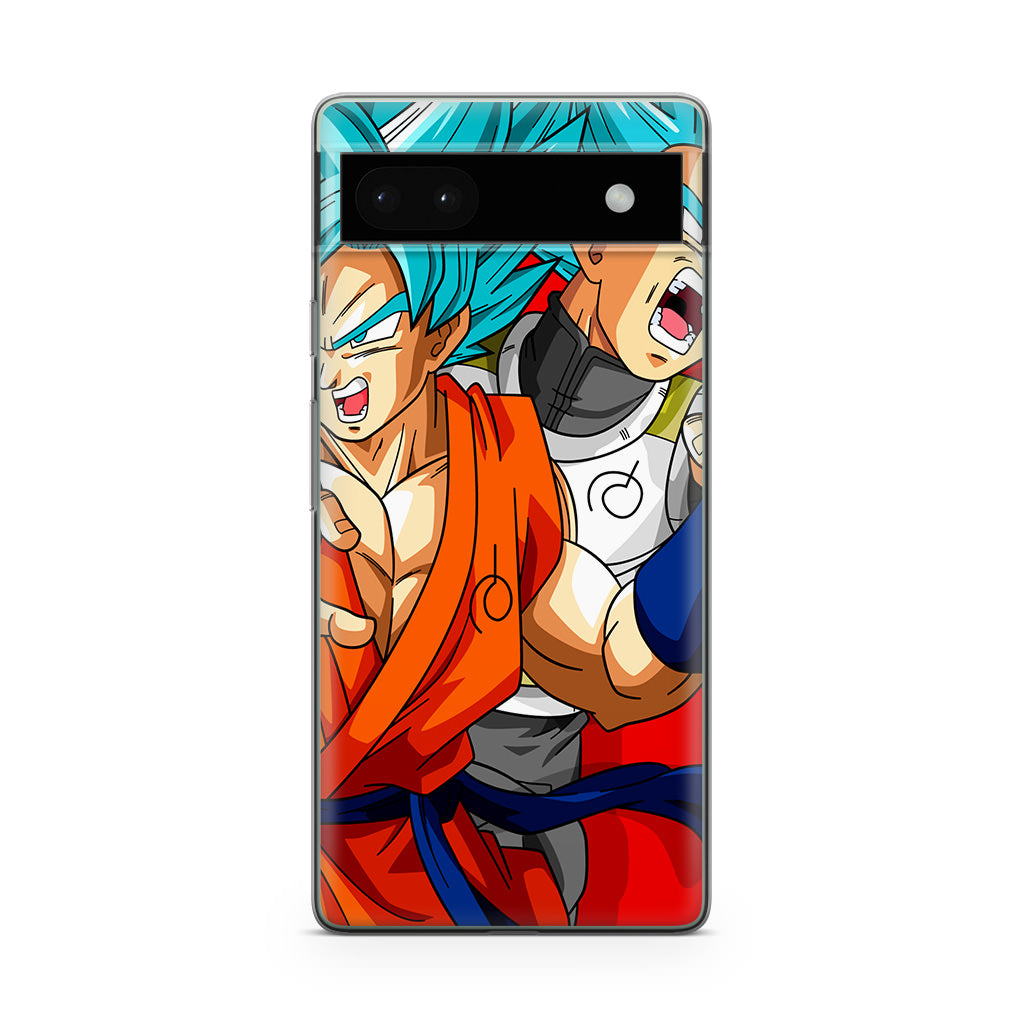 Dragon Ball Super SSGSS Goku And Vegeta Google Pixel 6a Case