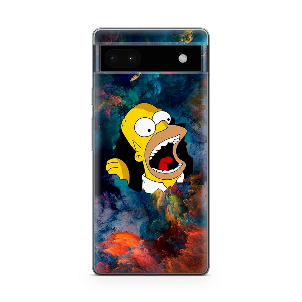 Homer Behind The Black Hole Google Pixel 6a Case