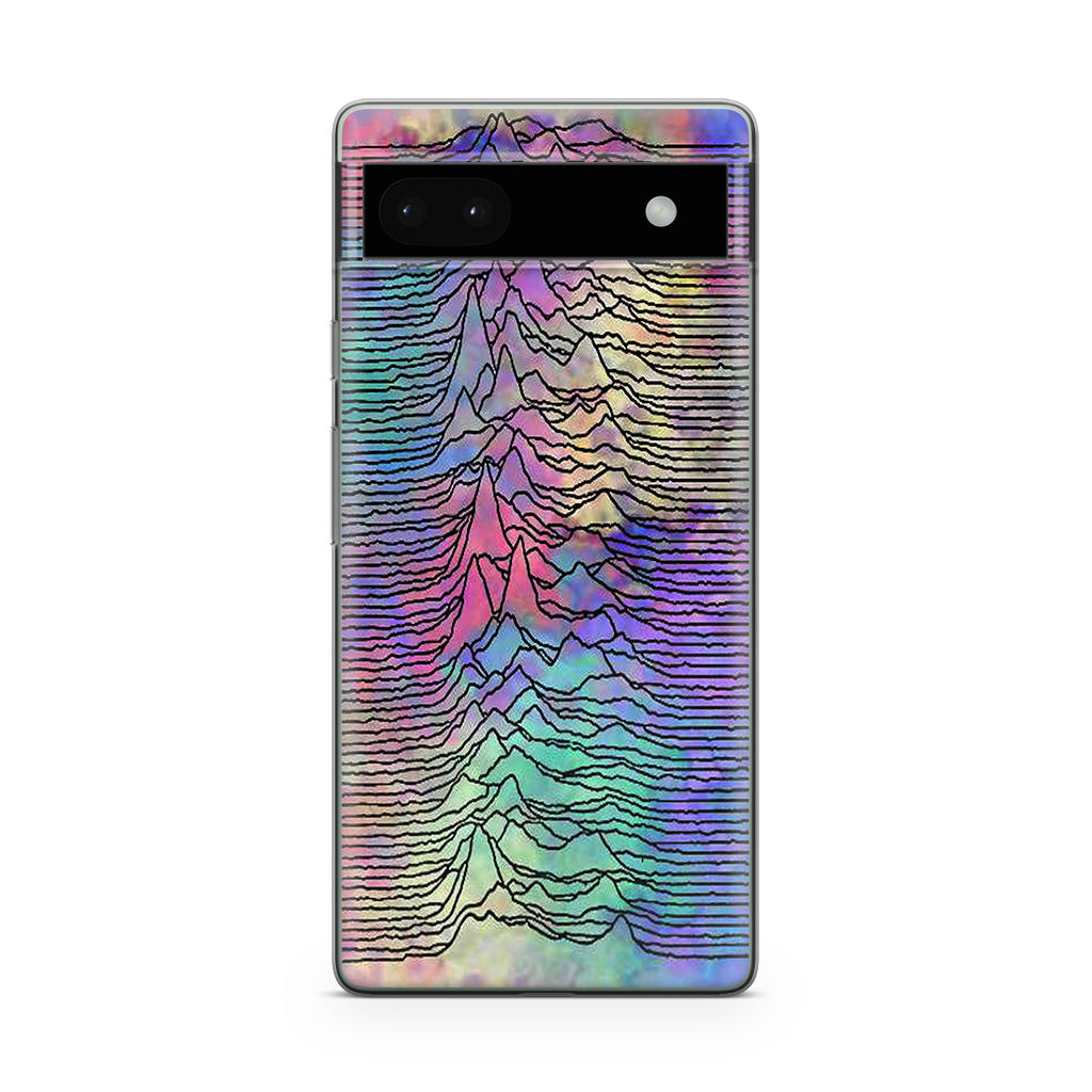 Joy Division Unknown Pleasures Colorful Google Pixel 6a Case