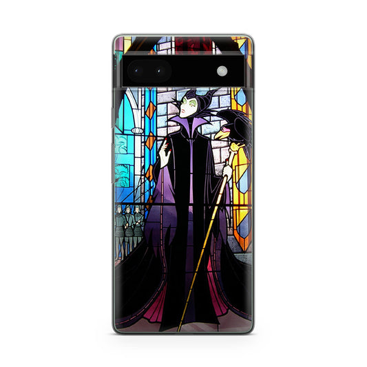 Maleficent Sleeping Beauty Glass Art Google Pixel 6a Case