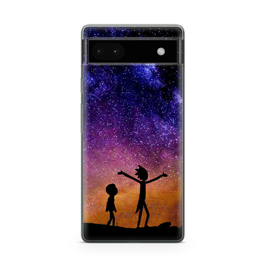 Morty Space Nebula Google Pixel 6a Case