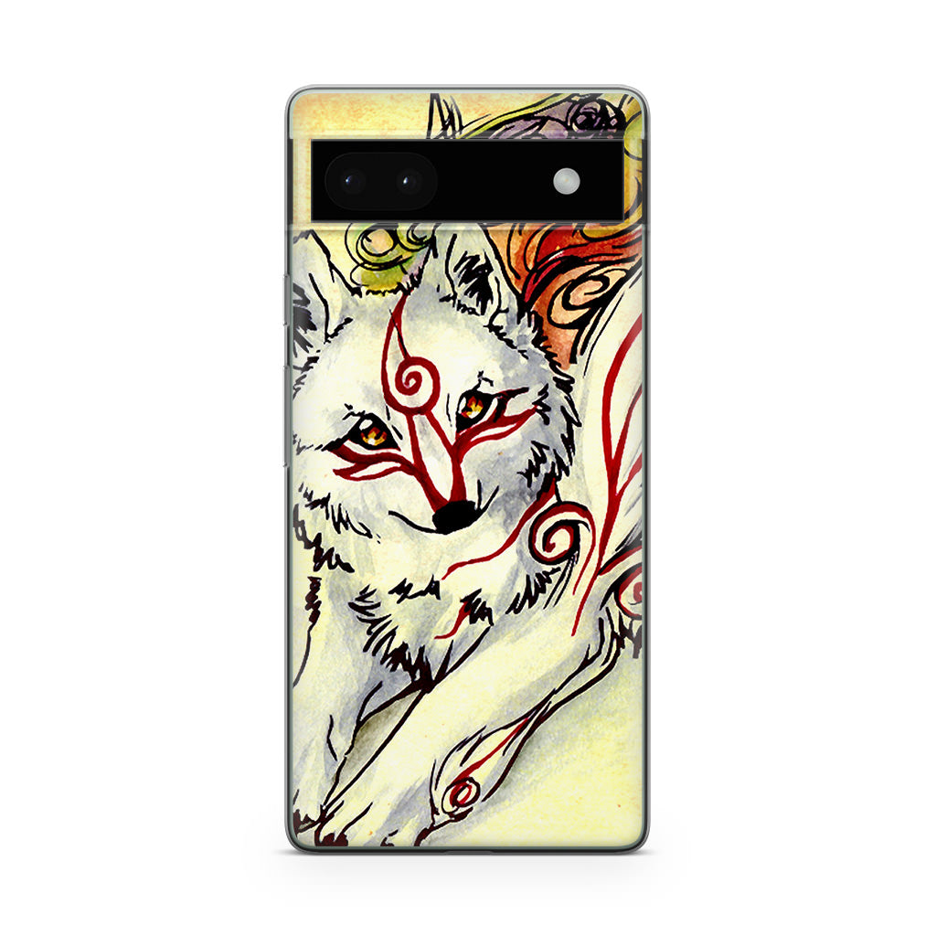 Okami Amaterasu Google Pixel 6a Case