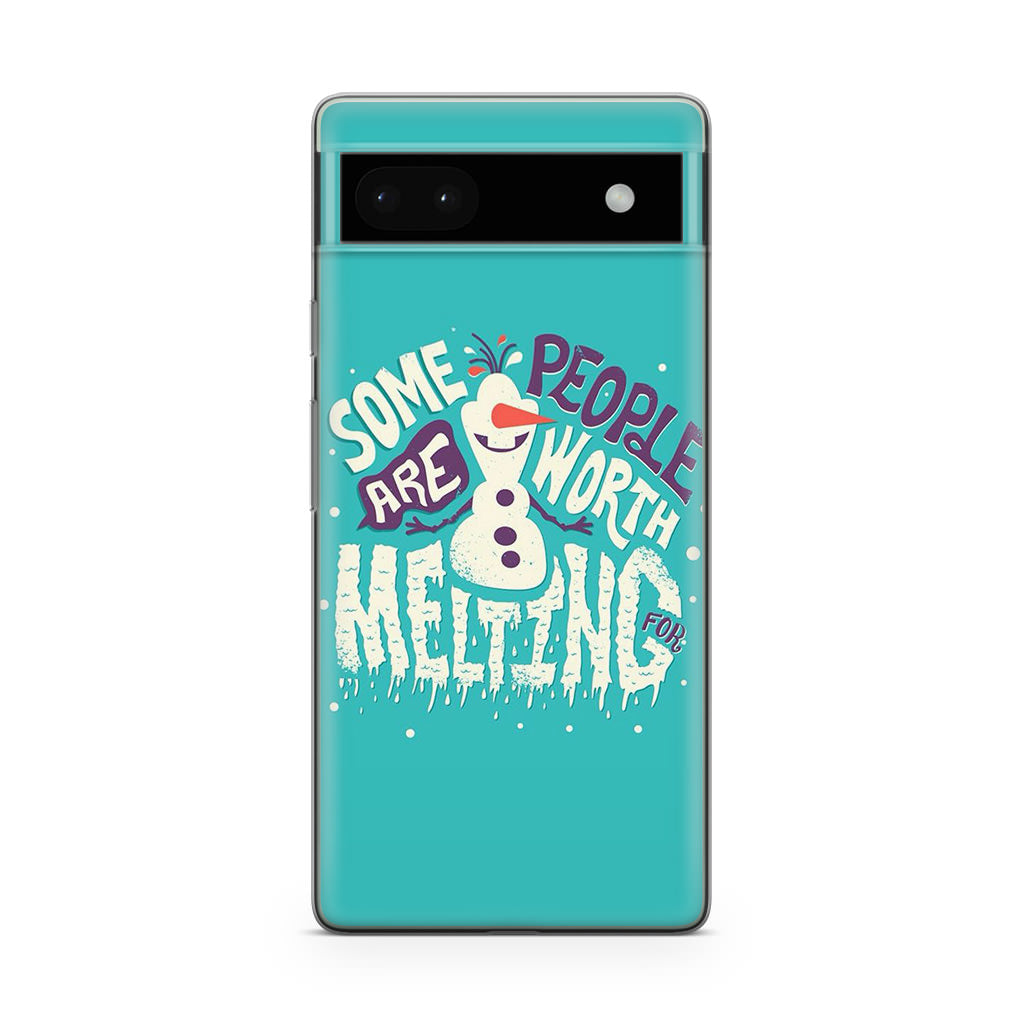 Olaf Frozen Is Melting Google Pixel 6a Case