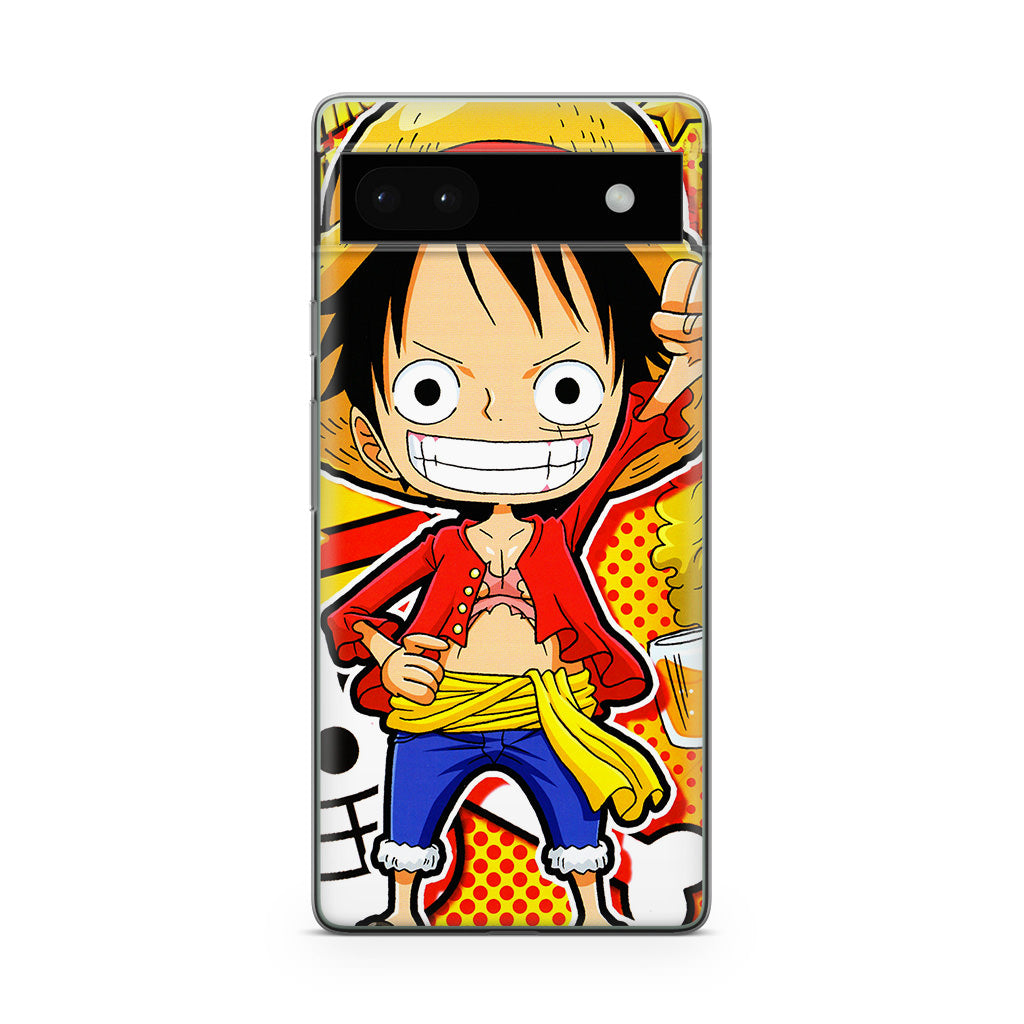 One Piece Cute Luffy Google Pixel 6a Case