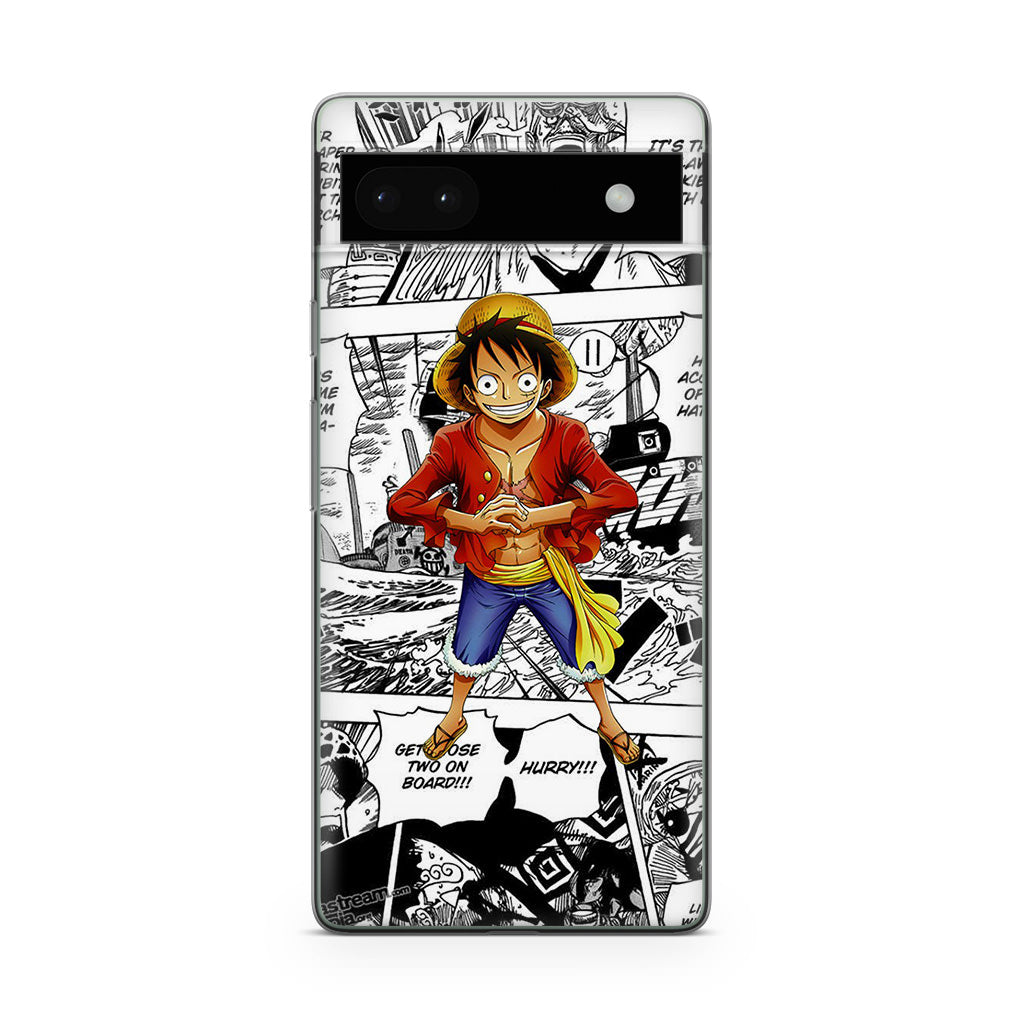 One Piece Luffy Comics Google Pixel 6a Case