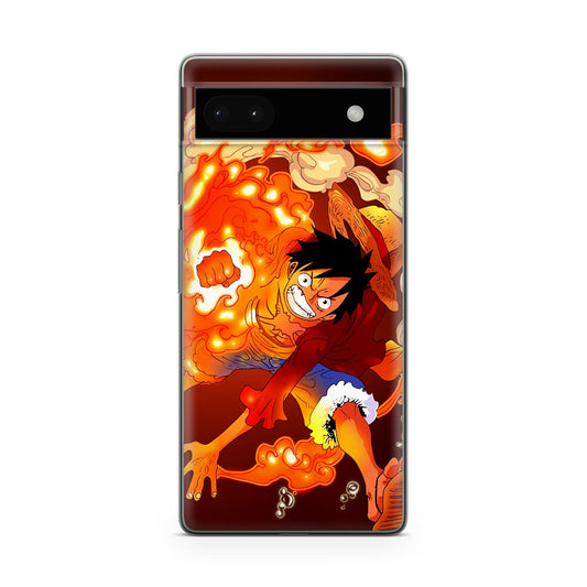 One Piece Luffy Red Hawk Google Pixel 6a Case