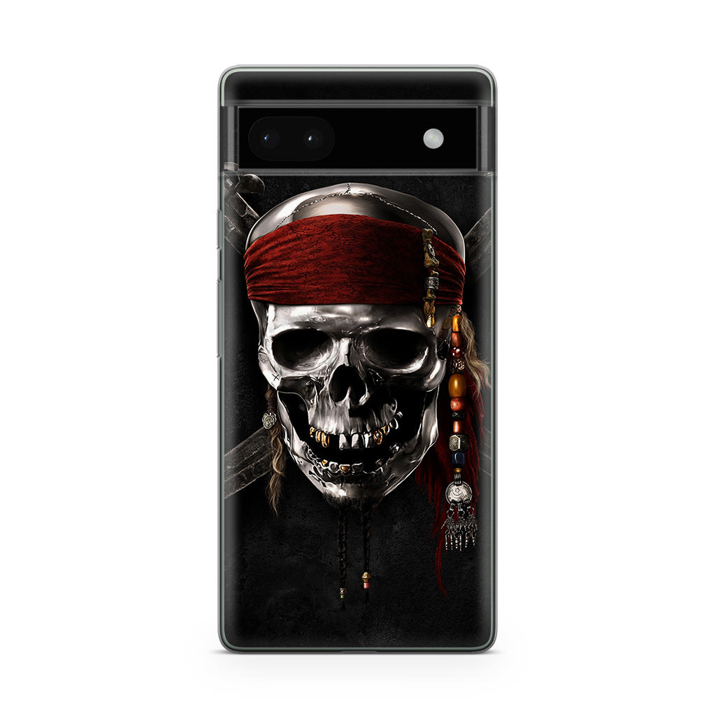 Pirates Of Carribean Skull Google Pixel 6a Case