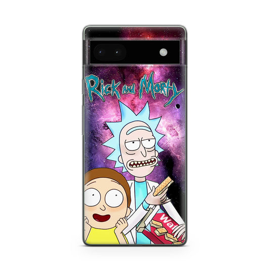 Rick And Morty Nebula Space Google Pixel 6a Case