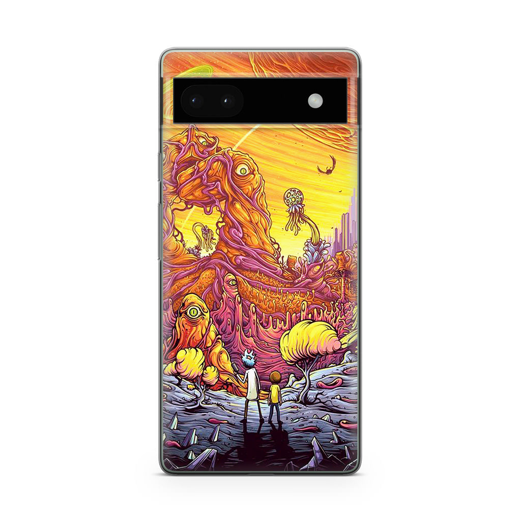 Rick And Morty Alien Planet Google Pixel 6a Case