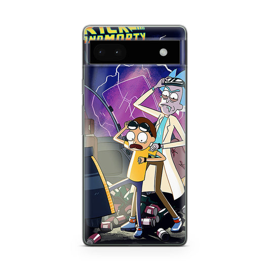 Rick And Morty Back To The Future Google Pixel 6a Case