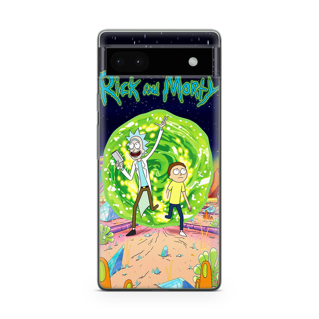 Rick And Morty Portal Gun Google Pixel 6a Case