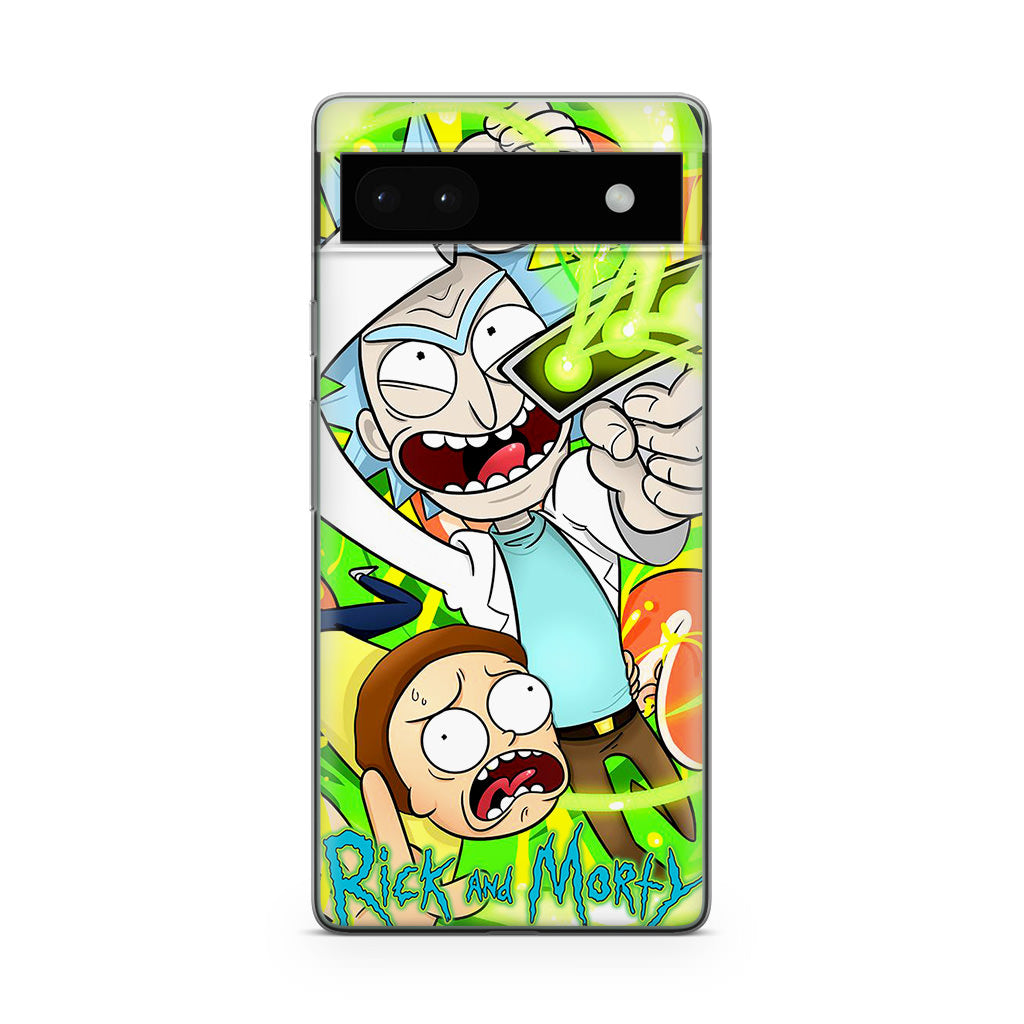 Rick And Morty Shoot Portal Gun Google Pixel 6a Case