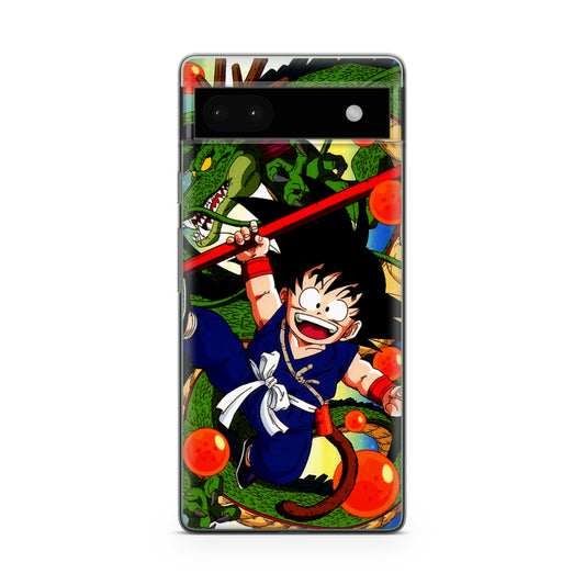 Shenlong And Little Goku Dragon Ball Google Pixel 6a Case