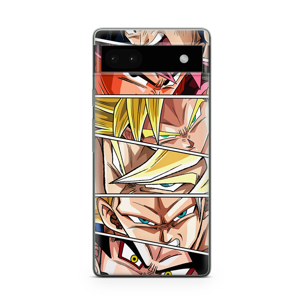 Son Goku Forms Google Pixel 6a Case