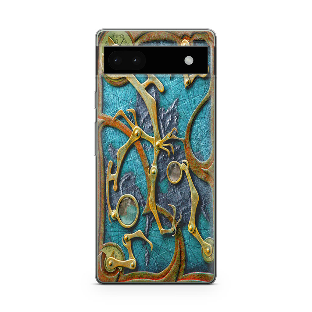 Steampunk Book Cover Google Pixel 6a Case