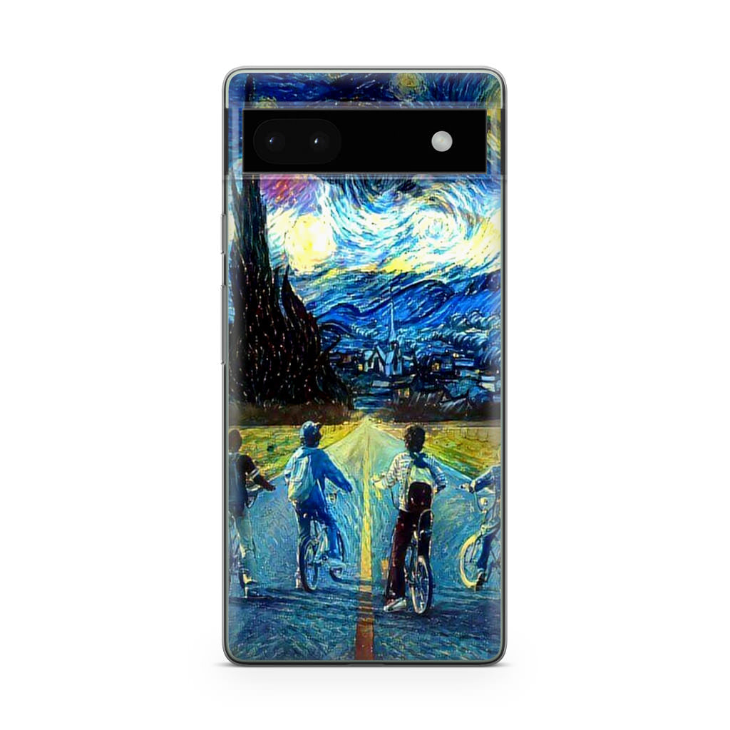 Stranger At Starry Night Google Pixel 6a Case