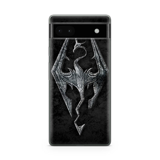 The Elder Scrolls V Skyrim Logo Google Pixel 6a Case