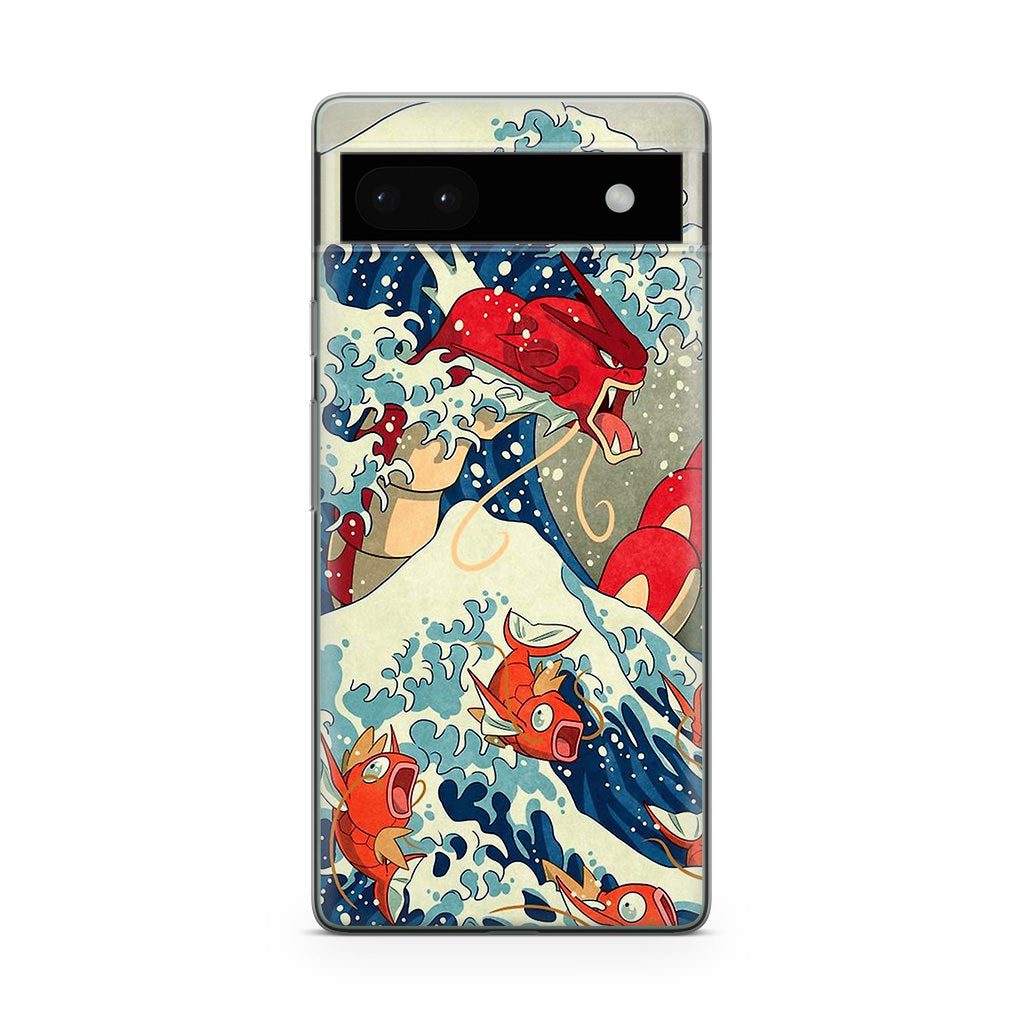 The Great Wave Of Gyarados Google Pixel 6a Case