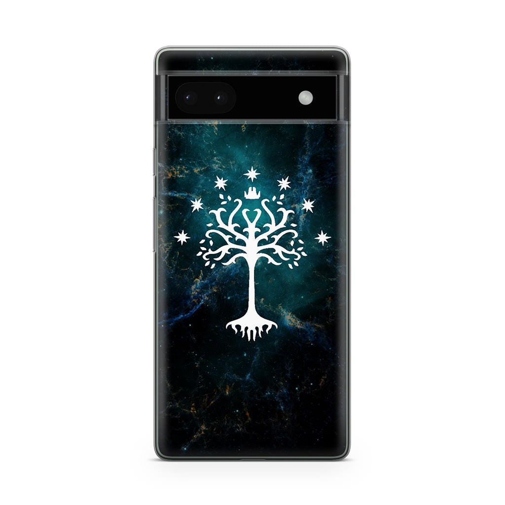 White Tree Of Gondor In Space Nebula Google Pixel 6a Case