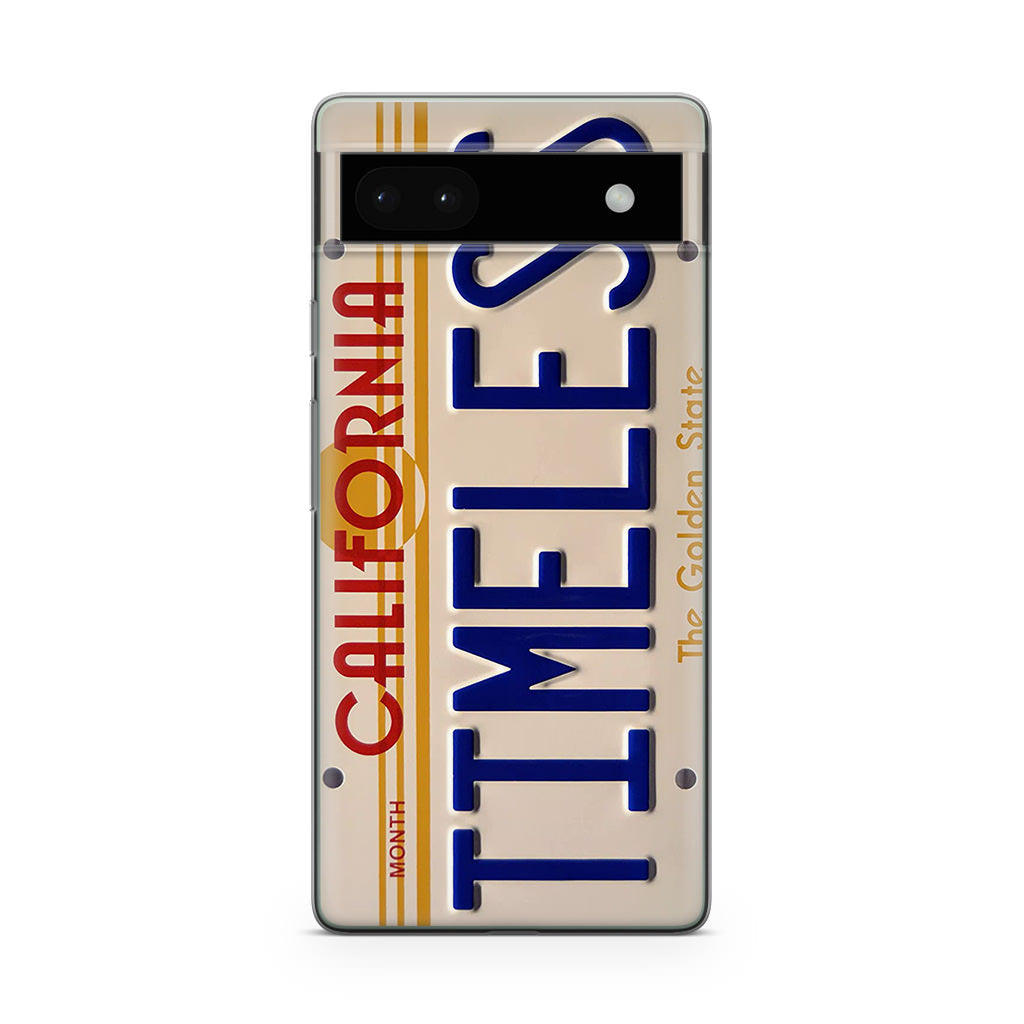 Back to the Future License Plate Timeless Google Pixel 6a Case