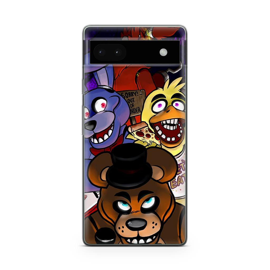 Five Nights at Freddy's Characters Google Pixel 6a Case